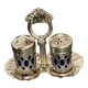 Duo salt shaker and pepper shaker 30s on display