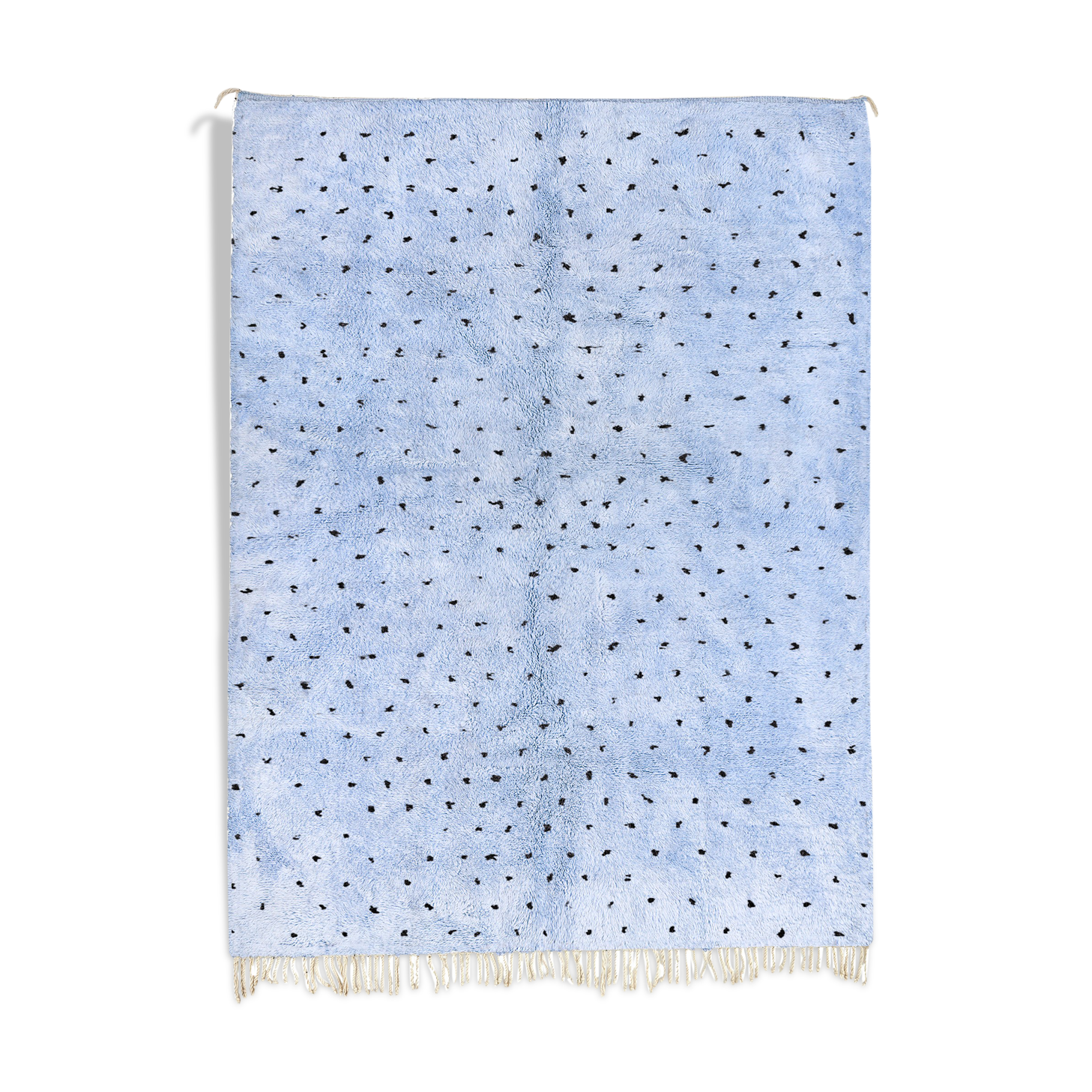 Modern Moroccan carpet blue