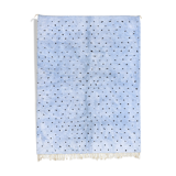 Modern Moroccan carpet blue