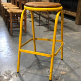 Old high workshop stool