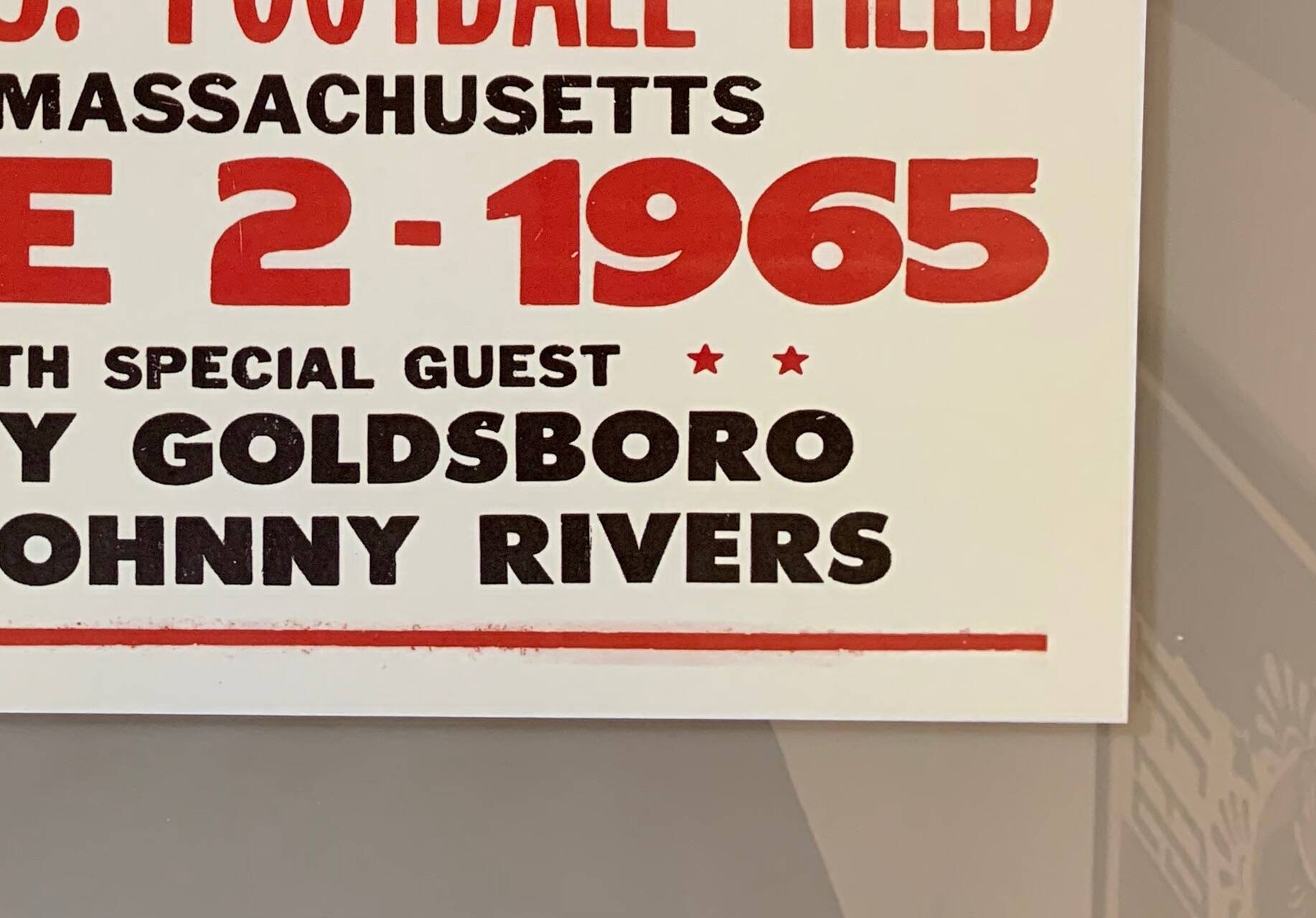 Affiche de Concerts Rock The ROLLING STONE Première Apparition USA 1965