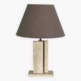 Vintage marble and brass lamp