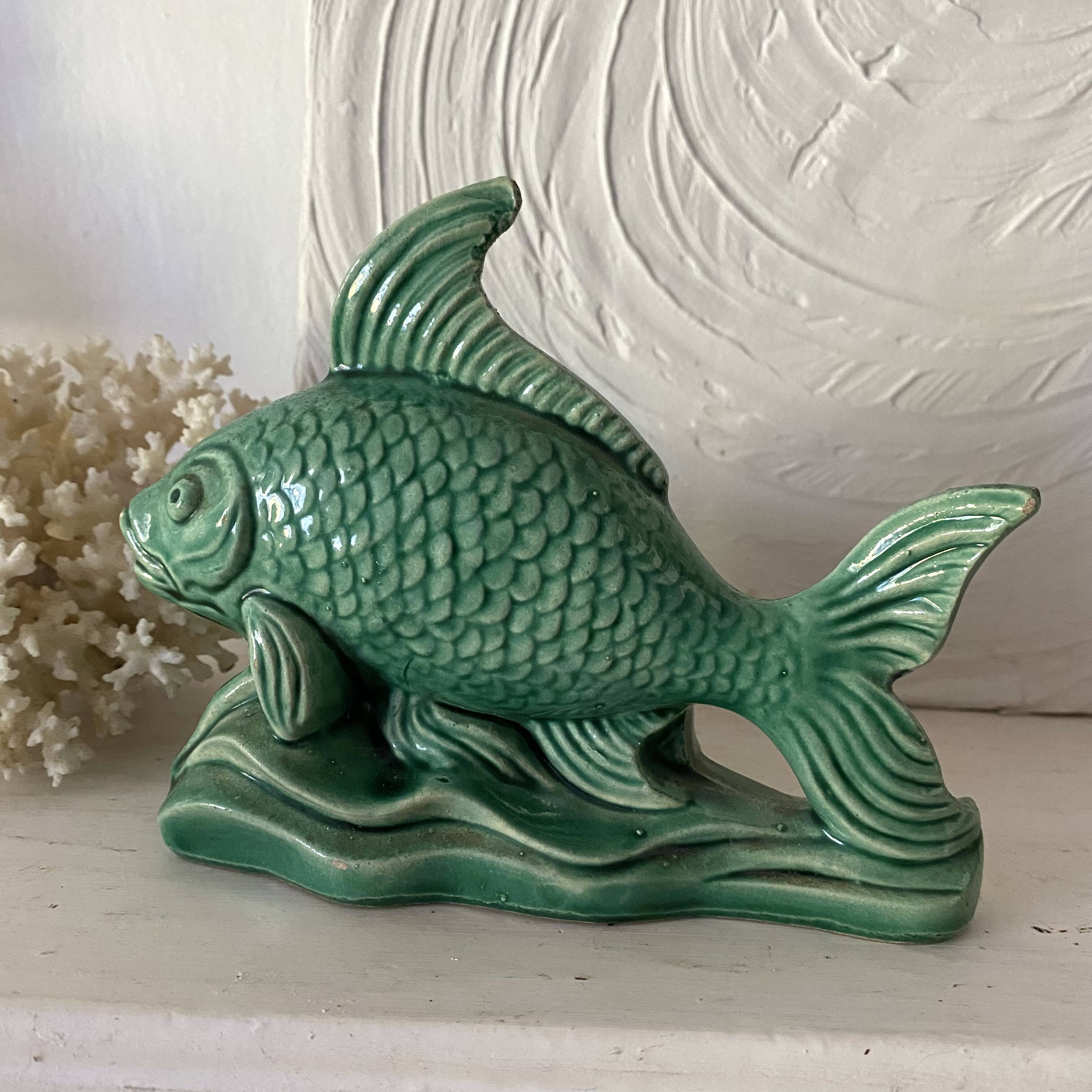 Poisson en céramique années 50