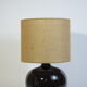 Black ceramic lamp