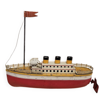 Jep Ocean Liner Lithographed Tin