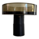 Flush mount in glass and yellow-brown metal by Seguso, 1950s, Italy.