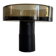 Flush mount in glass and yellow-brown metal by Seguso, 1950s, Italy.