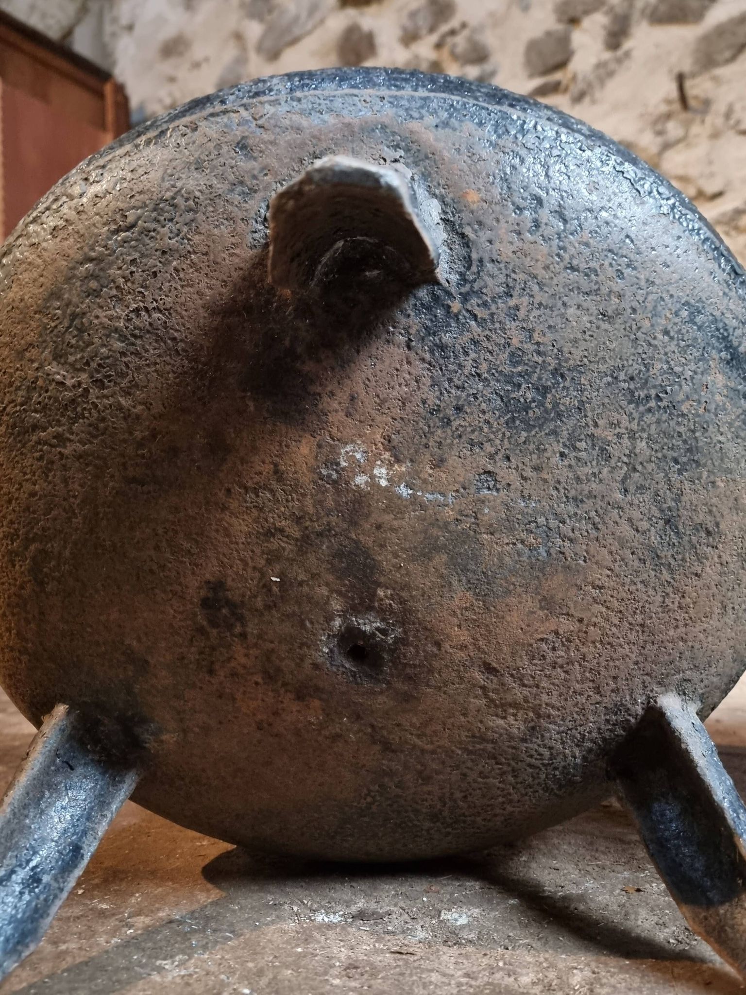 Set of antique cast iron pots (cauldrons), France, 1880–1900