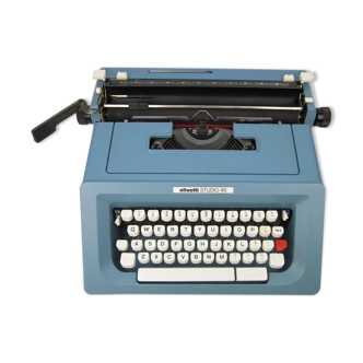 Machine à écrire Olivetti Studio 46 vintage 70'