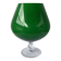 Italian vase on pedestal stem in opal glass - XXL size