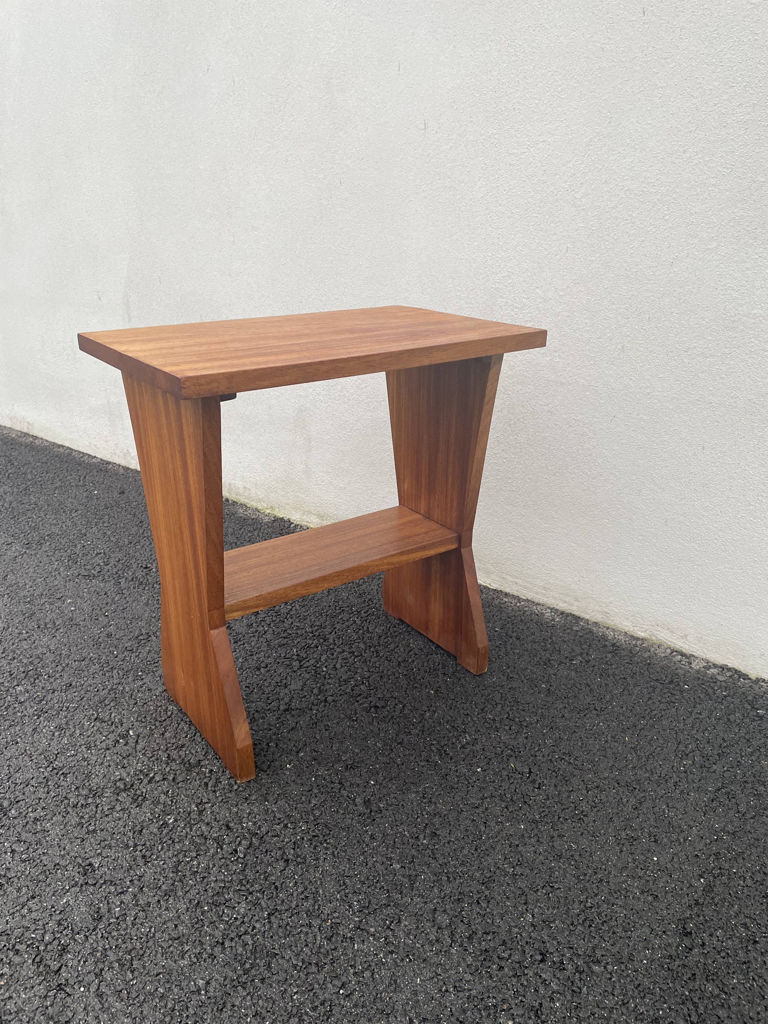 Table d’appoint ou chevet en teck 70’S