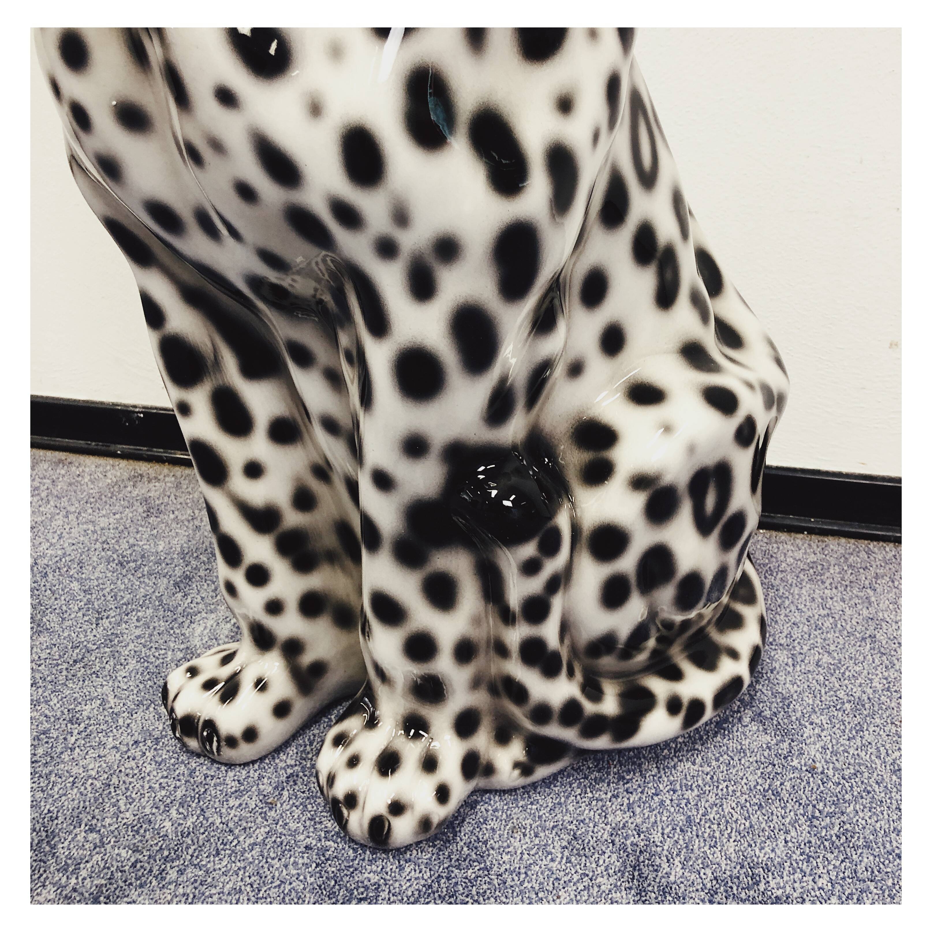 Snow Leopard Ceramic