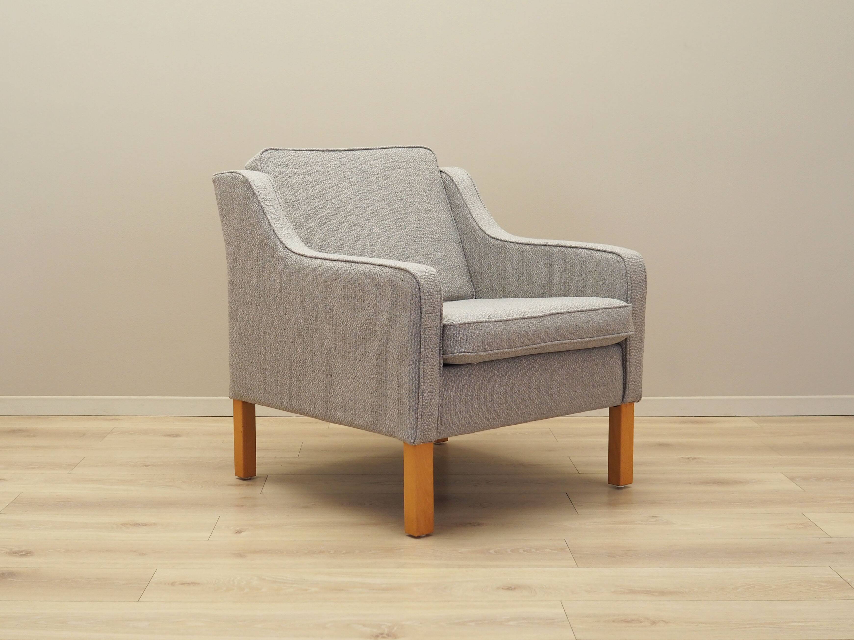 Beech armchair, Danish design, 1970s, production: Denmark