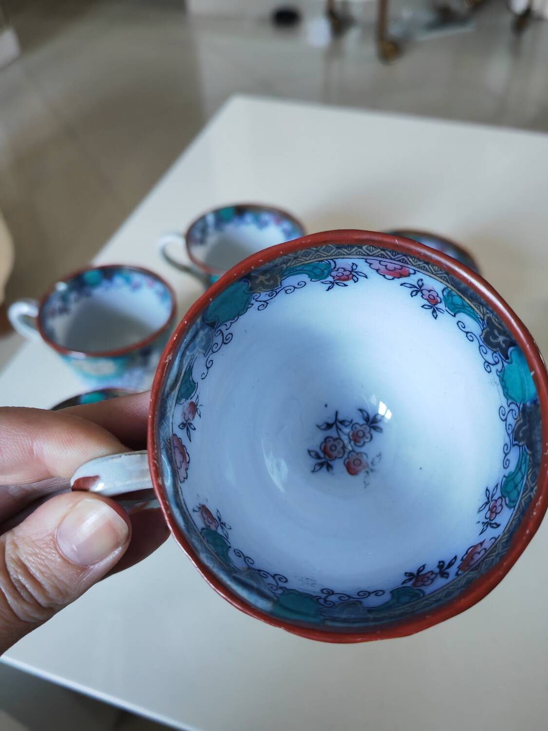 6 Canton Boch Frères cups