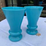 Pair of opaline vases