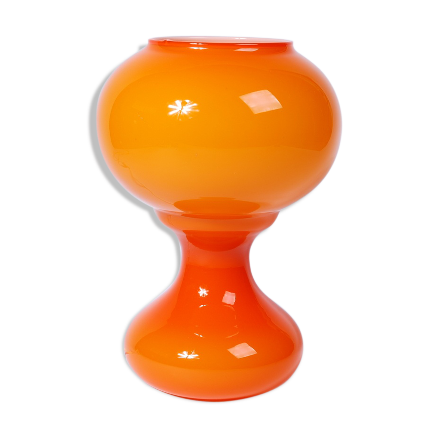 Table lamp in glass of Murano Italy 70 years