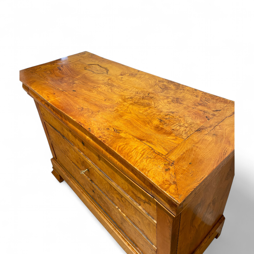 Charles X Commode, Elm, circa 1830