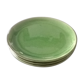Lot de 3 assiettes faience provençale