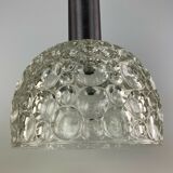60s 70s lamp light hanging lamp glass ceiling lamp Space Age Design 60s