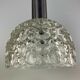 60s 70s lamp light hanging lamp glass ceiling lamp Space Age Design 60s