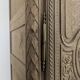 Norman wardrobe with bouquet design in solid oak