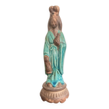 Sculpture of Guanyin Kuan Yin Chinese Buddhist Buddha Qing China