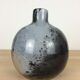 Polychrome ball vase in blown glass