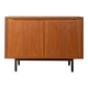 Classic chest of drawers from the 1960s with practical, closed storage space