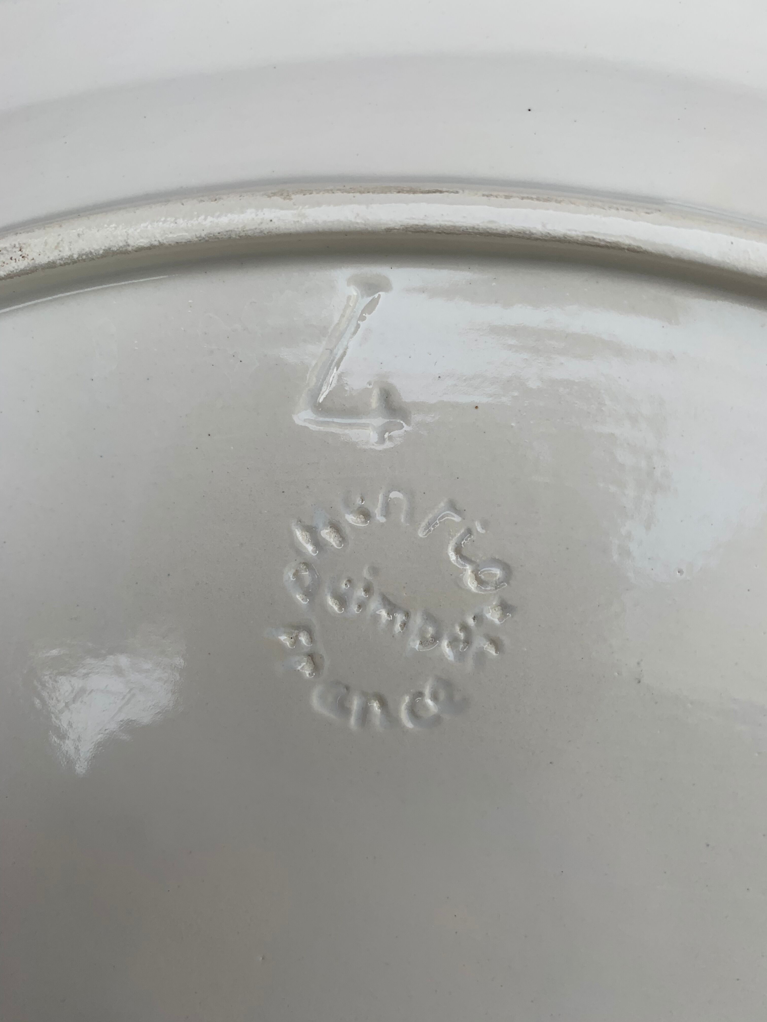 Soup and dish Henriot