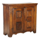 Chestnut buffet with bi-partite panel doors