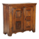 Chestnut buffet with bi-partite panel doors