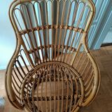 Rattan armchair