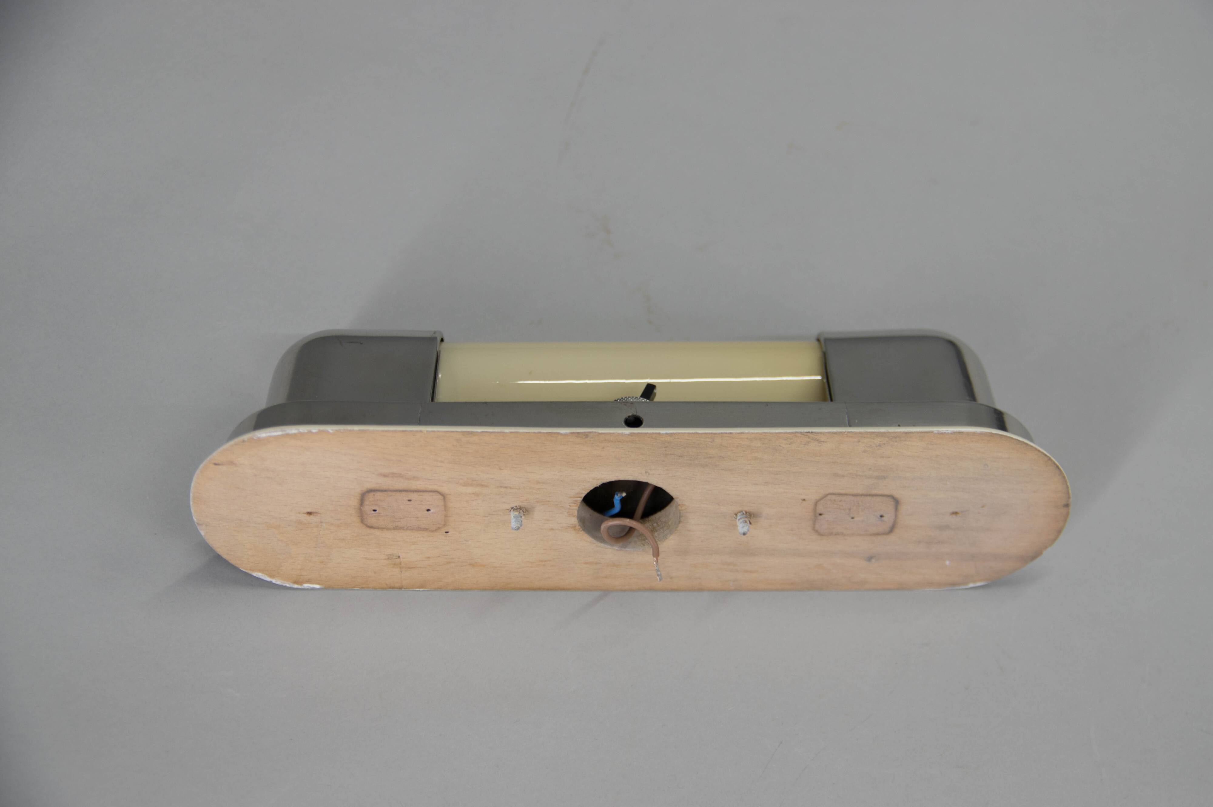 Art Deco / Functionalist / Bauhaus Wall Light, 1930s, Restored