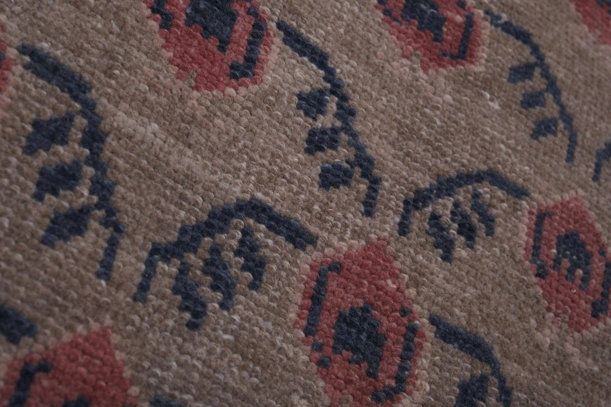 Vintage Turkish hallway rug 82x184 cm