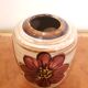 Vase vintage en céramique à fleurs