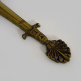 Old pair of wall sconces pot à feu, bronze, year 50 60