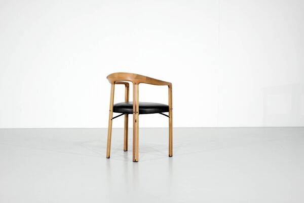 Fauteuil « Ulna » en bois par Franco Poli pour Bernini, Italie 1986.