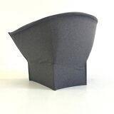 Moel armchair in dark gray from Ligne Roset by Inga Sempé