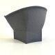 Fauteuil Moel gris foncé de Ligne Roset par Inga Sempé