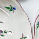 Set of 6 flat plates KG Lunéville – model Réverbère