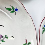 Set of 6 flat plates KG Lunéville – model Réverbère
