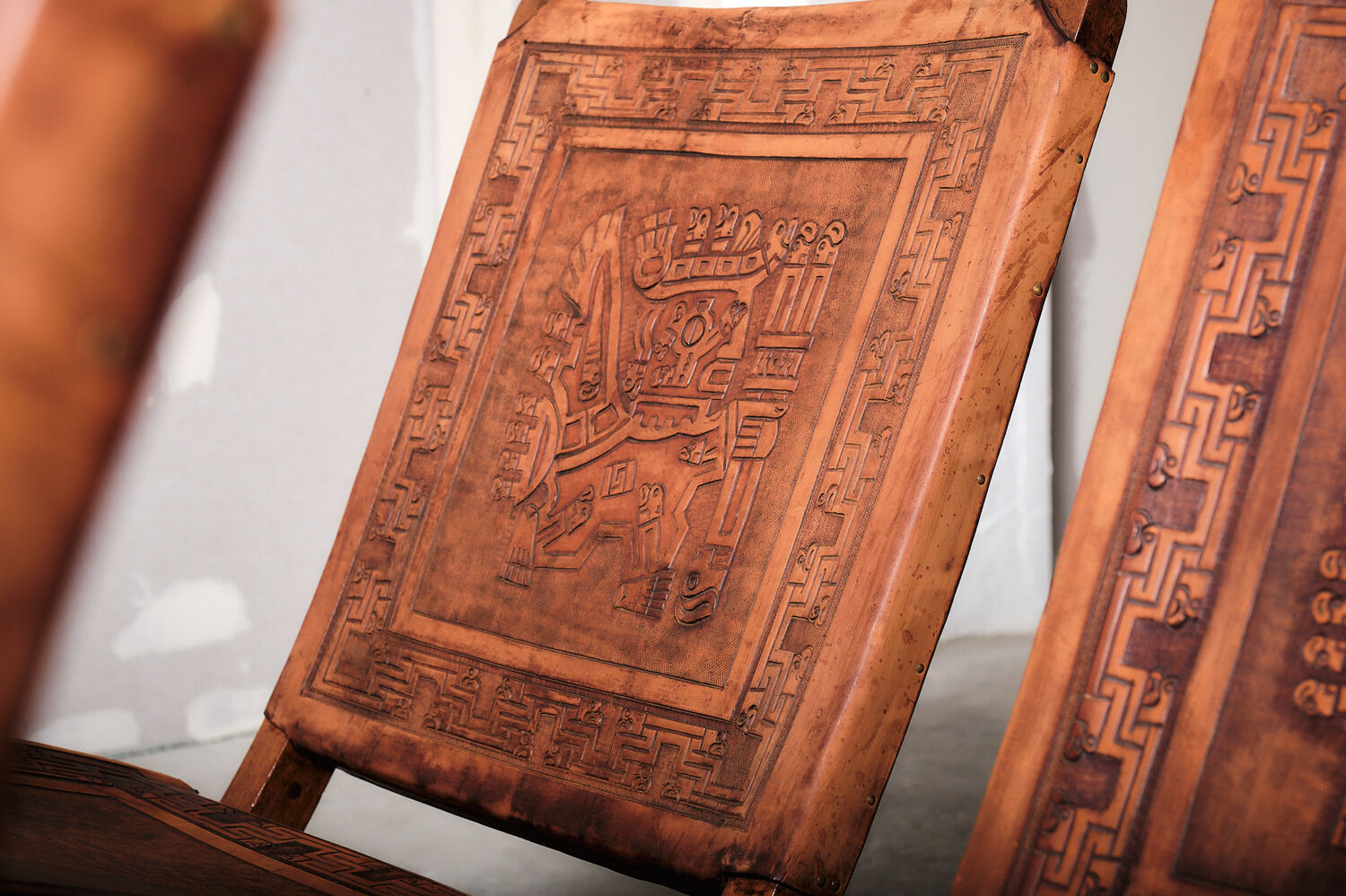 Set of 4 Angel’s Pazmino folding chairs, 1960’s