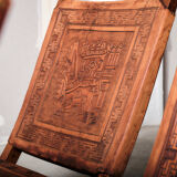 Set of 4 Angel’s Pazmino folding chairs, 1960’s