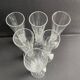 6 Baccarat/Saint Louis champagne flutes - Mid 19th century