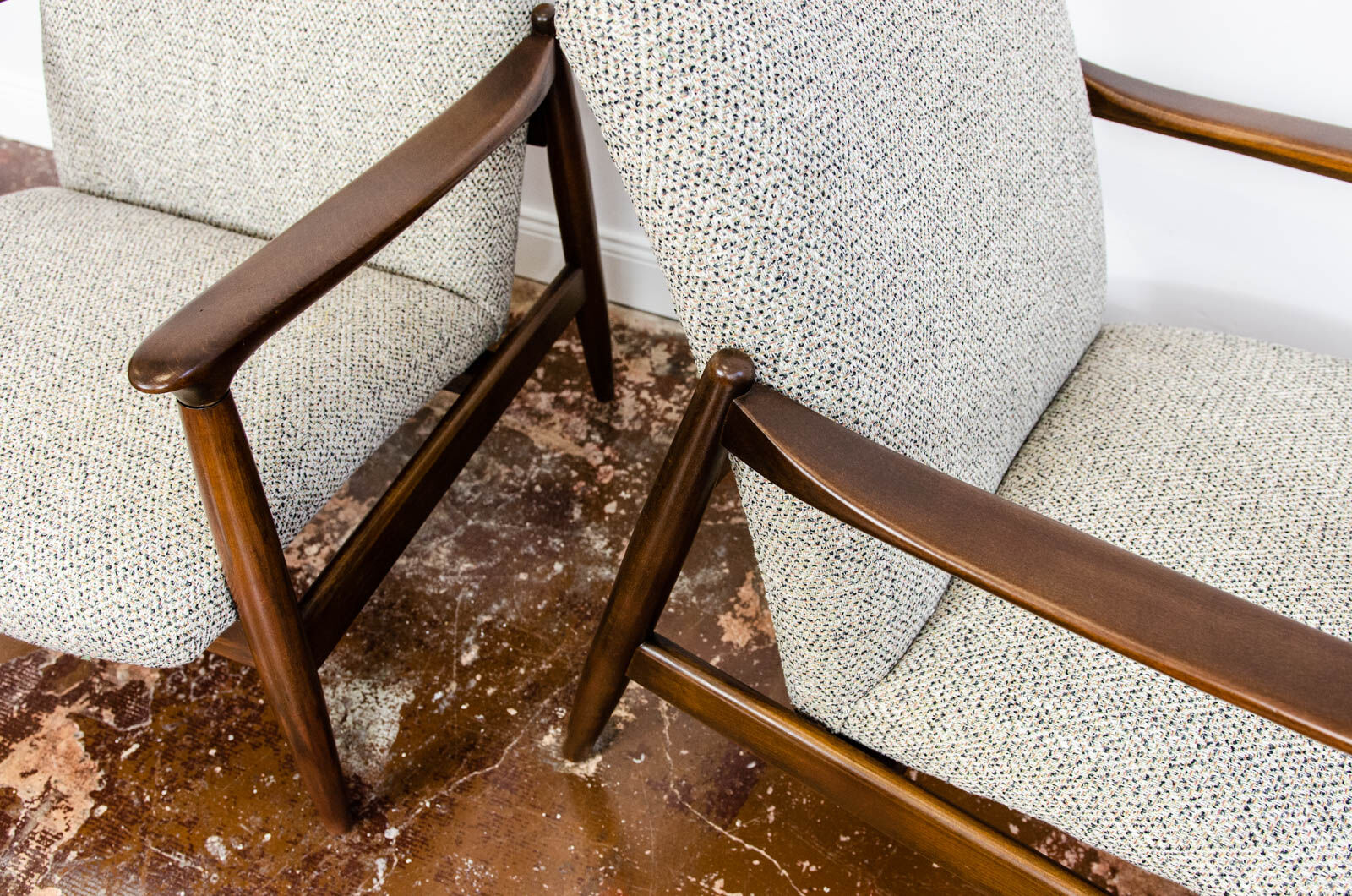 Pair Of GFM-64 Armchairs By Edmund Homa