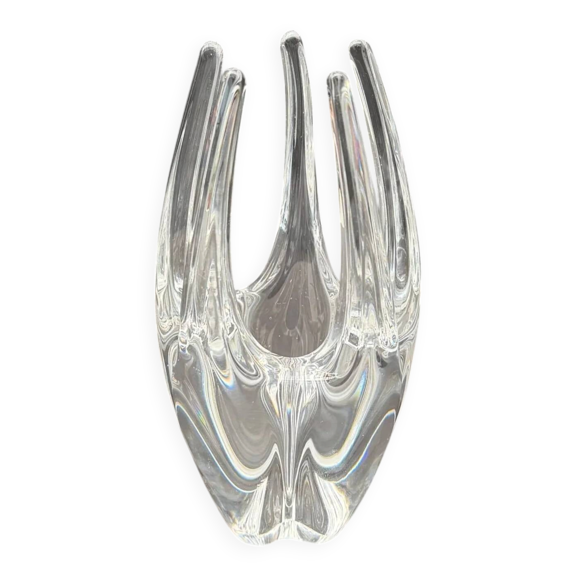 Crystal vase from Sèvres, France 1950