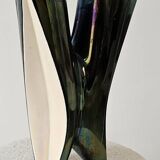 Sculptural tripod vase Verceram – Iridescent glazed ceramic – 1950s–60s