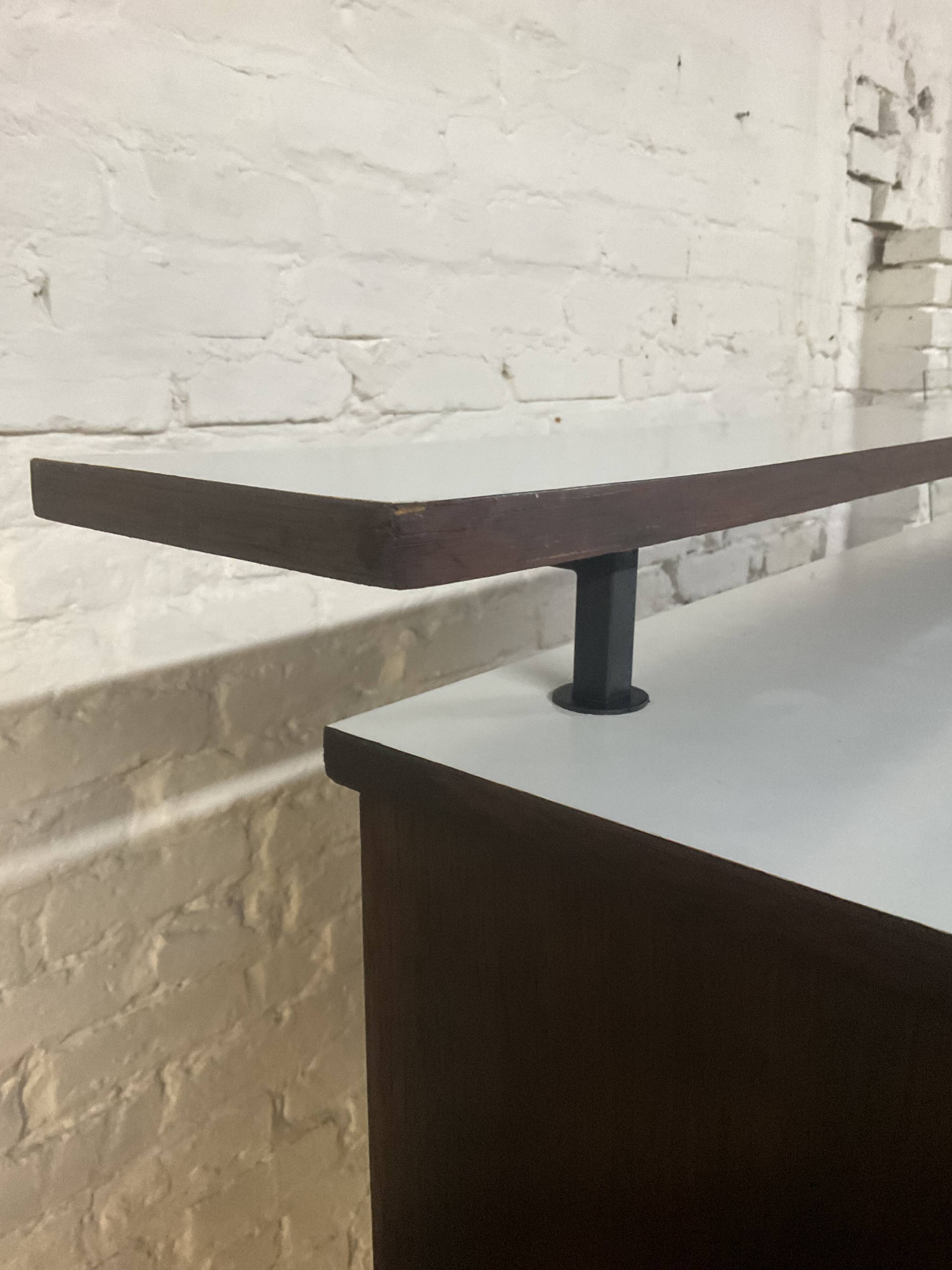 Vintage rosewood bar by Metalform from the 60s