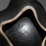 Large earthenware ashtray, pol chambost, 1960s