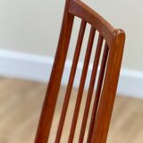 A Set Of Six Danish Dining Chairs (Original Condition And Uphosltery)
